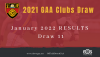 2021 GAA Clubs Draw January 2022 RESULTS Draw 11
